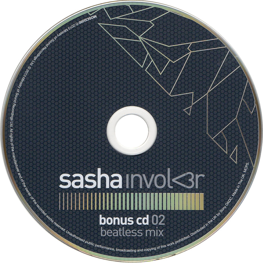 Cartula Cd2 de Sasha - Invol<3r